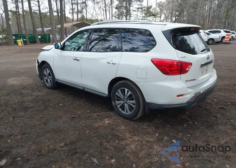 2017 Nissan Pathfinder S z USA, uszkodzony, nr VIN 5N1DR2MM4HC632635